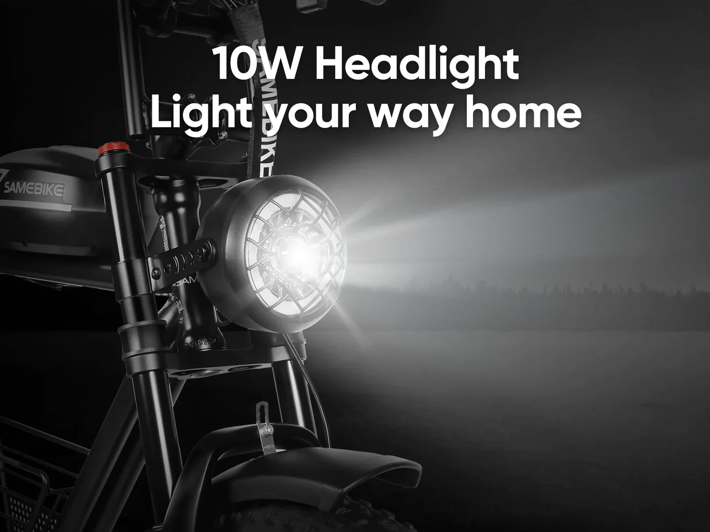 SAMEBIKE M20 Bicicletta Elettrica con Telaio Ultraleggero in Lega di Alluminio e Autonomia di 100 km