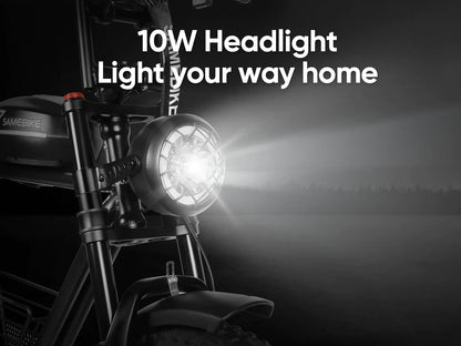 SAMEBIKE M20 Bicicletta Elettrica con Telaio Ultraleggero in Lega di Alluminio e Autonomia di 100 km