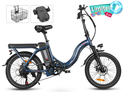 SAMEBIKE CY20 Bicicletta elettrica per pendolari guadabile
