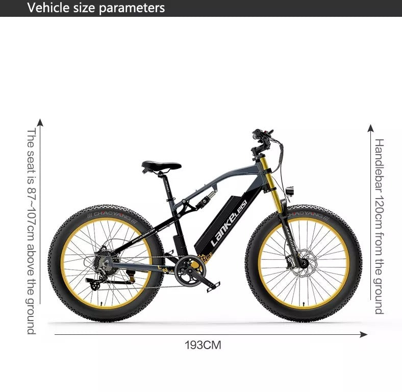 LANKELEISI RV700 1000W Mountain bike elettrica